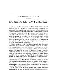 Espigando en los clásicos. La cura de lamparones