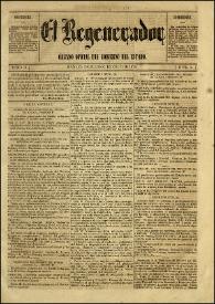 El Regenerador : Órgano Oficial del Gobierno del Estado de Oaxaca. Tomo II, núm. 5, 7 de enero de 1873