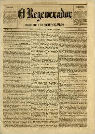 El Regenerador : Órgano Oficial del Gobierno del Estado de Oaxaca. Tomo II, núm. 6, 10 de enero de 1873