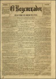 El Regenerador : Órgano Oficial del Gobierno del Estado de Oaxaca. Tomo II, núm. 8, 17 de enero de 1873