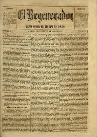 El Regenerador : Órgano Oficial del Gobierno del Estado de Oaxaca. Tomo II, núm. 20, 28 de febrero de 1873