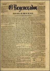 El Regenerador : Órgano Oficial del Gobierno del Estado de Oaxaca. Tomo II, núm. 27, 25 de marzo de 1873