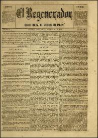 El Regenerador : Órgano Oficial del Gobierno del Estado de Oaxaca. Tomo II, núm. 69, 19 de agosto de 1873