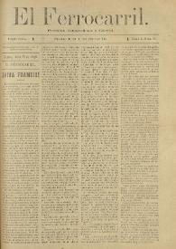 El Ferrocarril : periódico independiente y liberal. Cuarta época, tomo I, núm. 56, 14 de julio de 1898