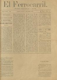 El Ferrocarril : periódico independiente y liberal. Cuarta época, tomo I, núm. 77, 25 de septiembre de 1898