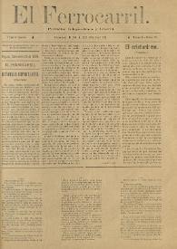 El Ferrocarril : periódico independiente y liberal. Cuarta época, tomo I, núm. 78, 29 de septiembre de 1898