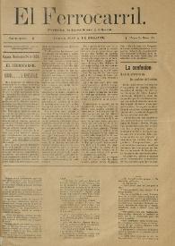 El Ferrocarril : periódico independiente y liberal. Cuarta época, tomo I, núm. 94, 24 de noviembre de 1898