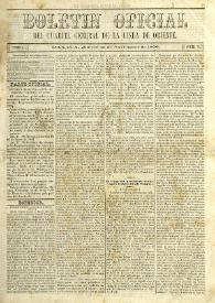 Boletín Oficial del Cuartel General de la Línea de Oriente. Tomo I, núm. 9, 15 de noviembre de 1866