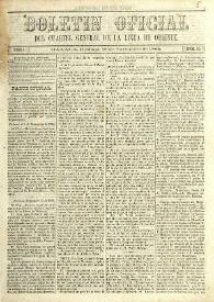 Boletín Oficial del Cuartel General de la Línea de Oriente. Tomo I, núm. 10, 18 de noviembre de 1866