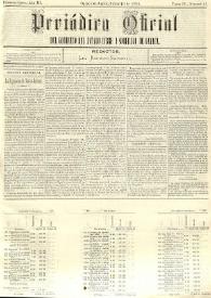 Periódico Oficial del Gobierno del Estado Libre y Soberano de Oaxaca. Primera época, año III, Tomo IV, núm. 22, marzo 19 de 1884