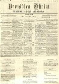 Periódico Oficial del Gobierno del Estado Libre y Soberano de Oaxaca. Primera época, año III, Tomo IV, núm. 49, junio 20 de 1884