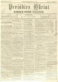 Periódico Oficial del Gobierno del Estado Libre y Soberano de Oaxaca. Primera época, año III, Tomo IV, núm. 53, julio 5 de 1884