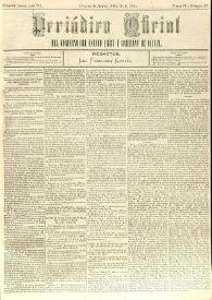 Periódico Oficial del Gobierno del Estado Libre y Soberano de Oaxaca. Primera época, año III, Tomo IV, núm. 57, julio 19 de 1884