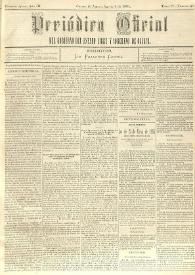 Periódico Oficial del Gobierno del Estado Libre y Soberano de Oaxaca. Primera época, año III, Tomo IV, núm. 63, agosto 9 de 1884