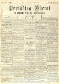 Periódico Oficial del Gobierno del Estado Libre y Soberano de Oaxaca. Primera época, año III, Tomo IV, núm. 66, agosto 20 de 1884