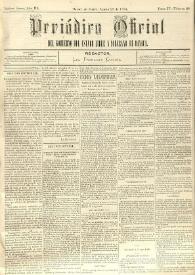 Periódico Oficial del Gobierno del Estado Libre y Soberano de Oaxaca. Primera época, año III, Tomo IV, núm. 68, agosto 27 de 1884