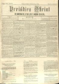 Periódico Oficial del Gobierno del Estado Libre y Soberano de Oaxaca. Primera época, año III, Tomo IV, núm. 70, setiembre 3 de 1884