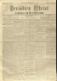 Periódico Oficial del Gobierno del Estado Libre y Soberano de Oaxaca. Primera época, año III, Tomo IV, núm. 90, noviembre 12 de 1884