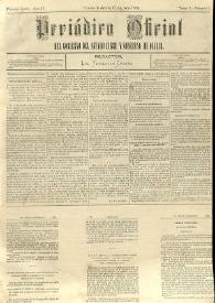 Periódico Oficial del Gobierno del Estado Libre y Soberano de Oaxaca. Primera época, año IV, Tomo V, núm. 1, enero 3 de 1885