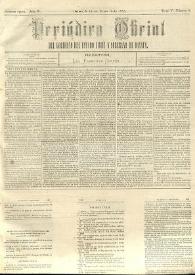 Periódico Oficial del Gobierno del Estado Libre y Soberano de Oaxaca. Primera época, año IV, Tomo V, núm. 4, enero 14 de 1885