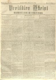 Periódico Oficial del Gobierno del Estado Libre y Soberano de Oaxaca. Primera época, año IV, Tomo V, núm. 11, febrero 7 de 1885