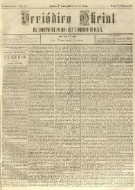 Periódico Oficial del Gobierno del Estado Libre y Soberano de Oaxaca. Primera época, año IV, Tomo V, núm. 23, marzo 21 de 1885