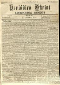 Periódico Oficial del Gobierno del Estado Libre y Soberano de Oaxaca. Primera época, año IV, Tomo V, núm. 36, mayo 7 de 1885