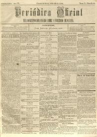 Periódico Oficial del Gobierno del Estado Libre y Soberano de Oaxaca. Primera época, año IV, Tomo V, núm. 60, julio 30 de 1885