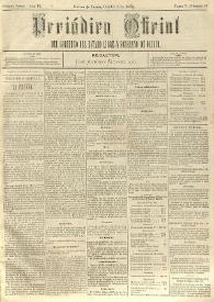 Periódico Oficial del Gobierno del Estado Libre y Soberano de Oaxaca. Primera época, año IV, Tomo V, núm. 79, octubre 4 de 1885