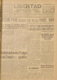 Libertad : Semanario Independiente Consagrado a la Lucha en Favor de los Intereses Colectivos. Año IV, núm. 133, domingo 25 de marzo de 1934