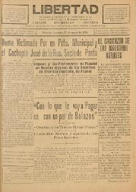 Libertad : Semanario Independiente Consagrado a la Lucha en Favor de los Intereses Colectivos. Año IV, núm. 142, domingo 27 de mayo de 1934