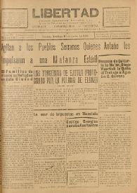 Libertad : Semanario Independiente Consagrado a la Lucha en Favor de los Intereses Colectivos. Año IV, núm. 144, domingo 10 de junio de 1934