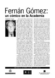 Fernán Gómez, un cómico en la Academia  