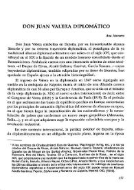 Don Juan Valera diplomático 